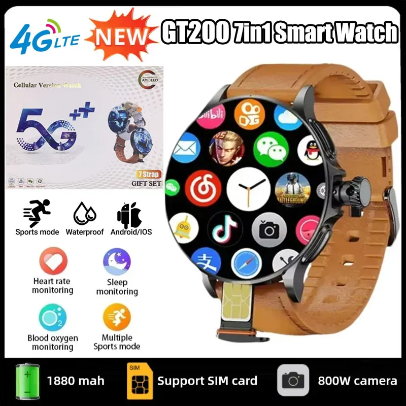 Smartwatch Watches For Women With Gps - GT200 5G Smart Watch 1.95 Inch