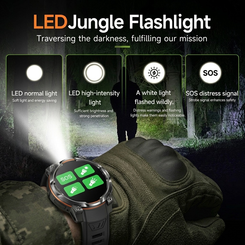 2026New Military VWAR GPS Smar - Watch Vs Smartwatch recension och pris