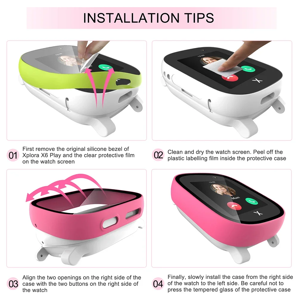 Case for Xploar X6 Play Kids S - Smartwatch Watches For Kids recension och pris