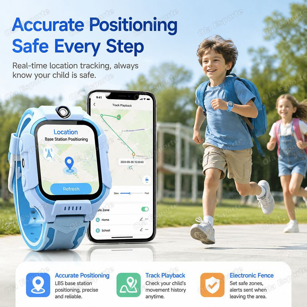 2027 New 2G/5G Kids Smart Watc - Smartwatch Watches For Kids With Gps recension och pris