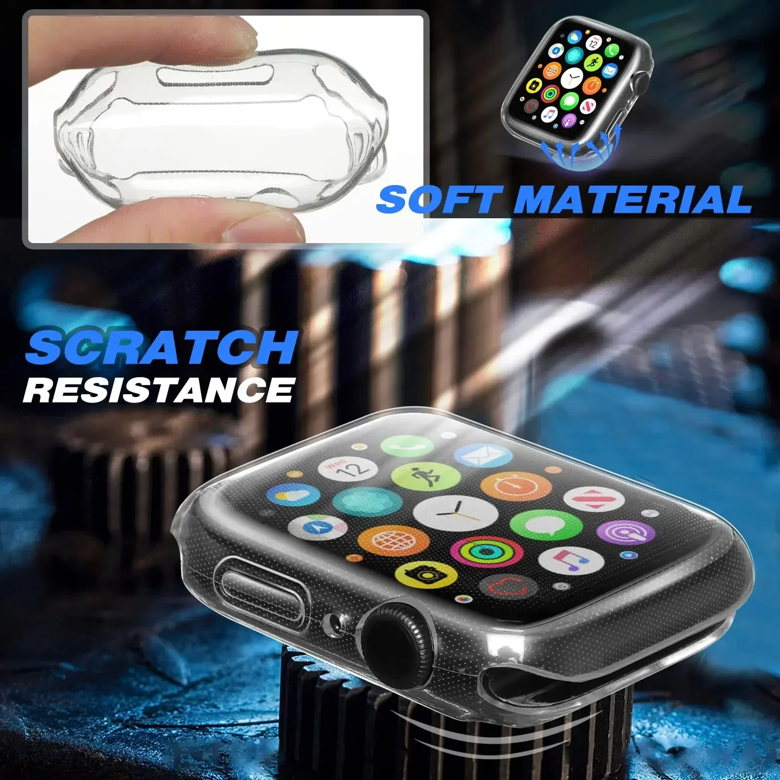 Cover For Apple Watch Case 44m - Smartwatch Watches Price recension och pris