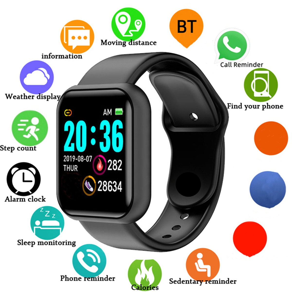 Men Smart Watches Color Screen - Smartwatch Watches Price recension och pris