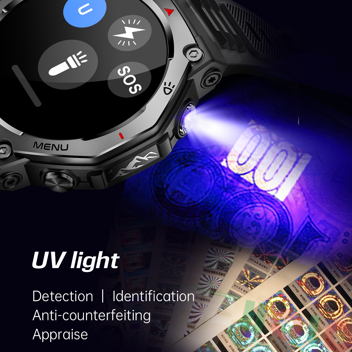 For Android IOS New AMOLED Sma - Watch Vs Smartwatch recension och pris