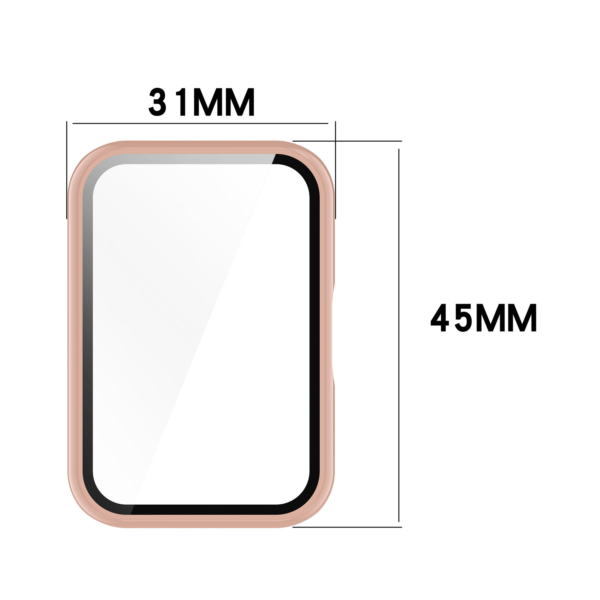 Glass+Case For Samsung Galaxy  - Smartwatch Watches Price recension och pris