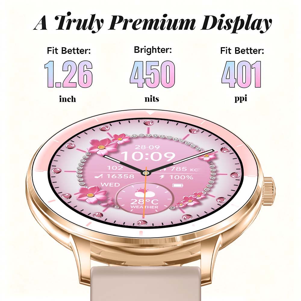 Women Smart Watch 1.26 Inch HD - Watches Ladies Smartwatch recension och pris