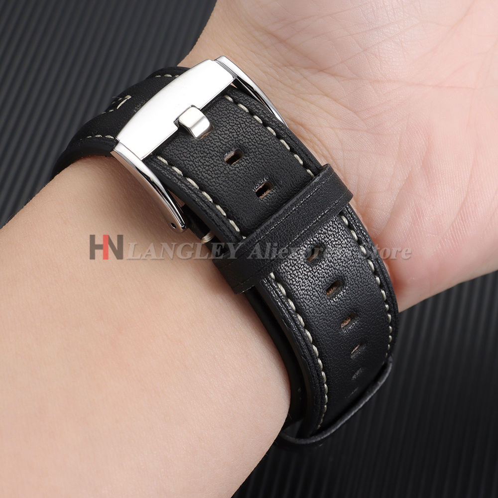 Vintage Leather Watch Band 22m - Smartwatch Vintage Watches For Women recension och pris