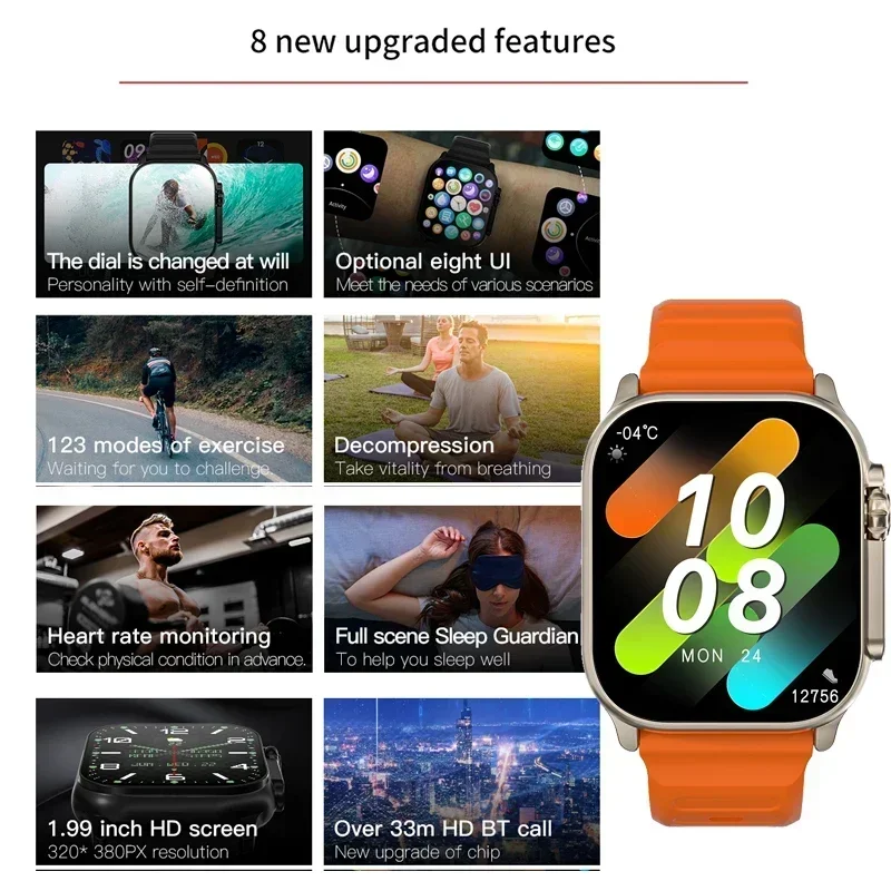 New Series 9 Watch PK HK8 PRO  - Smartwatch Watches Price recension och pris