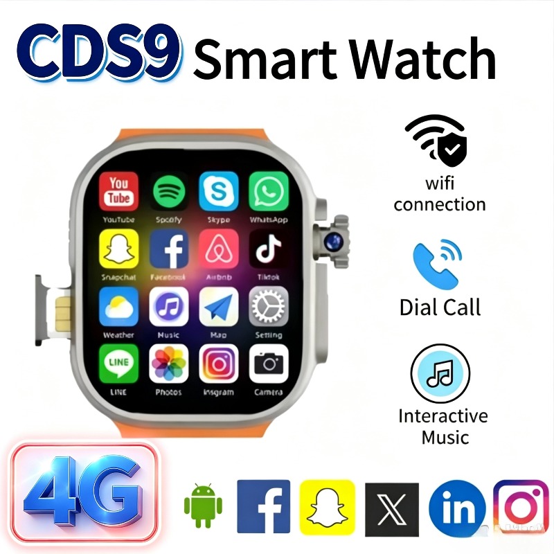 4G CDS9 Android Smartwatch – R - Smartwatch Watches For Women With Gps recension och pris