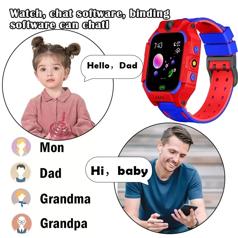 Lenov HOT 5G Children Camera S - Smartwatch Watches For Kids With Gps recension och pris