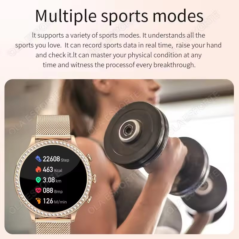 Elegant Ladies' Smartwatch Blu - Watches Ladies Smartwatch recension och pris